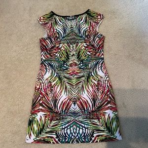 ILE NY Sleeveless floral dress . Sz 8
